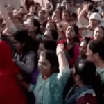 वेतनासाठी अन्नत्याग, चार शिक्षकांची प्रकृती खालावली, गुडघ्यावर चालून आणि लोटांगण घालून सरकारचा निषेध