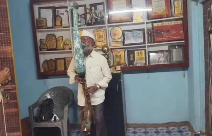 Padma Shri for Tarpa Legend Bhikalya Dhinda Celebrating Palghar's Tribal Pride Padma Shri for Tarpa Legend Bhikalya Dhinda Celebrating Palghar's Tribal Pride