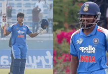 हिंदुस्थानच्या यंग ब्रिगेडचा विस्फोटक अंदाज; वैभव-एरॉन जॉर्जची शतकीय खेळी, दक्षिण आफ्रिकेच्या बत्त्या गूल