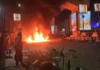 Violence Near Kolkata TMC and BJP Supporters Clash in Behala, Stage Set on Fire
