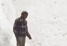 Viral Video Massive Ice Blocks Flow Like Water in Himachal’s Pangi Valley Watch