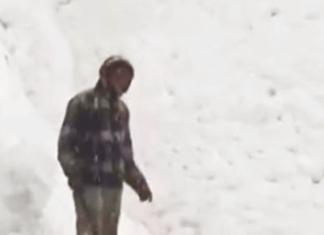 Viral Video Massive Ice Blocks Flow Like Water in Himachal’s Pangi Valley Watch