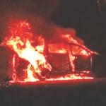 खांबा येथील यात्रेदरम्यान हाणामारी; इर्टिगा गाडी जाळली, म्हैसगाव येथील यात्रेकरूंवर हल्ला अनेकजण जखमी