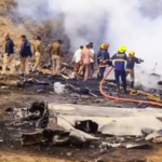 अजितदादांच्या विमानाने पेट घेतल्यानंतर काही वेळाने मोठा स्फोट