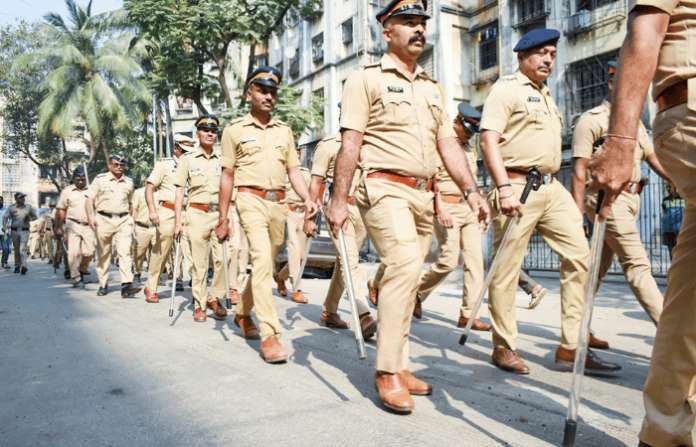 bmc election 25,000 cops deployed in mumbai for peaceful voting