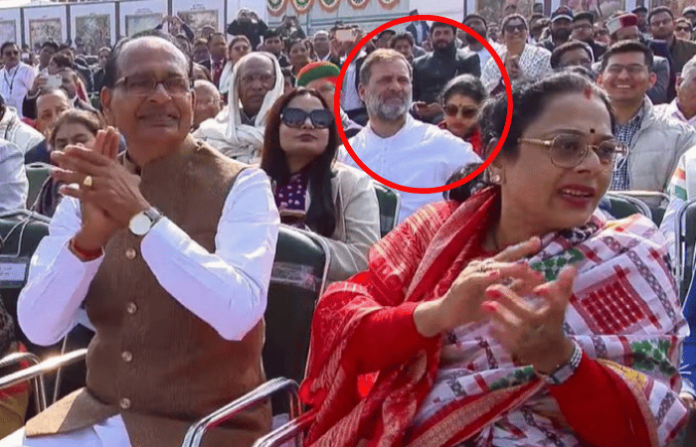 congress slams centre over rahul gandhi's third row seat at republic day