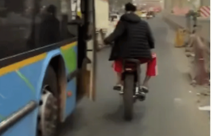 Delhi Biker Arrested for Opening Doors of Moving Buses for Social Media Reels