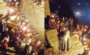 शिवनेरीवर चेंगराचेंगरी, अनेक शिवभक्त जखमी; अपुरा पोलीस बंदोबस्त, नियोजन नसल्याने गोंधळ