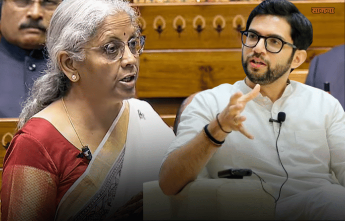 aaditya thackeray criticizes finance minister over bullet train and mumbai local (1)