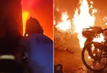 डोंबिवलीत आगडोंब; 29 दुचाकी खाक, पहाटे पार्किंगमध्ये भडका शॉर्टसर्किट, जीवाच्या आकांताने रहिवाशांची पळापळ, पाच जखमी