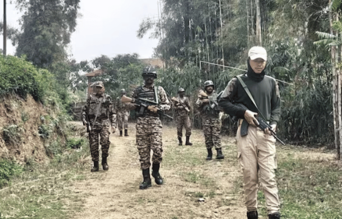 fresh protests in manipur churachandpur over new bjp government formation