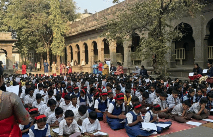 kalaram mandir nashik das navami manache shlok recitation by students
