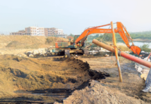 भिवंडीच्या खाडीत रेतीमाफियांवर छापा; दीड हजार ब्रास साठा जप्त