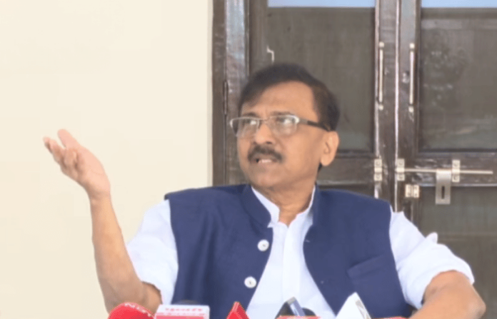 sanjay raut delhi pc on modi trump evm