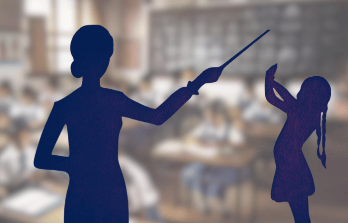 teacher beat student