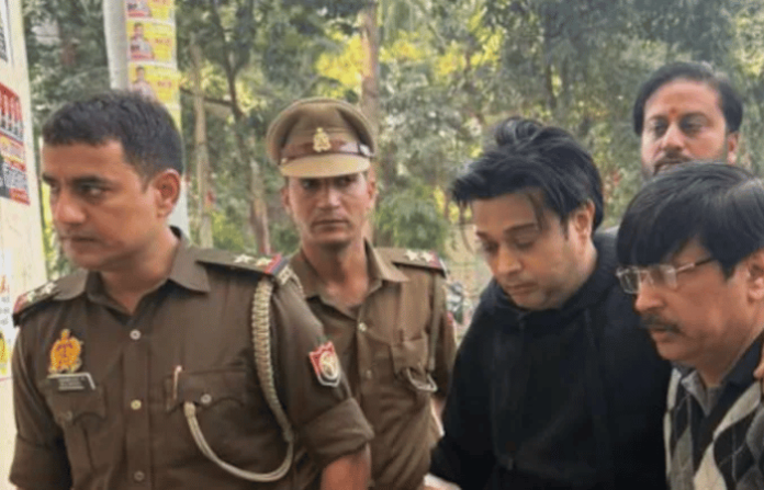 tobacco-tycoon-son-shivam-mishra-arrested-kanpur-lamborghini-crash