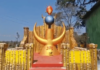 tribal community restores ancient mahadev temple in chandrapur