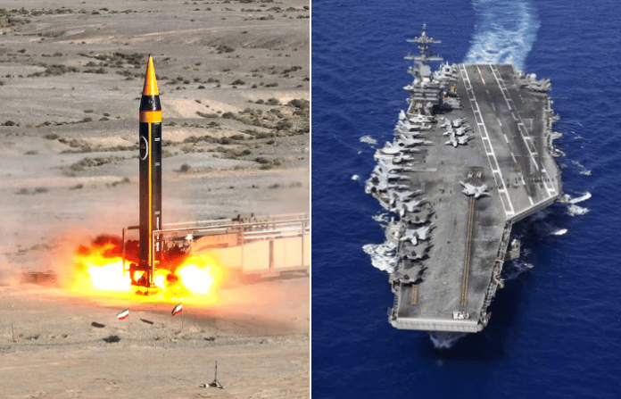 Iran army claims missile attack on USS Abraham Lincoln aircraft carrier