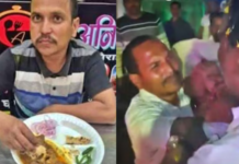 कानपूरच्या भूतेश्वर मंदिरात राडा; मांसाहार करतानाचा व्हिडिओ व्हायरल झाल्याने महंतांना जमावाची मारहाण