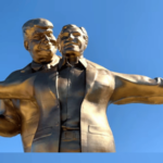 Satirical Titanic Statue of Trump and Epstein Appears in Washington DC Saamana