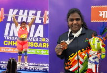 साक्षी बुरकुलेला वेटलिफ्टिंगमध्ये सुवर्ण