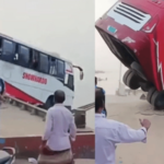 खोपोलीत सहलीच्या बसची ट्रकला धडक; दहा जखमी, 30 विद्यार्थी बालबाल बचावले