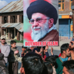 kashmir restrictions lal chowk sealed schools closed protest khamenei death