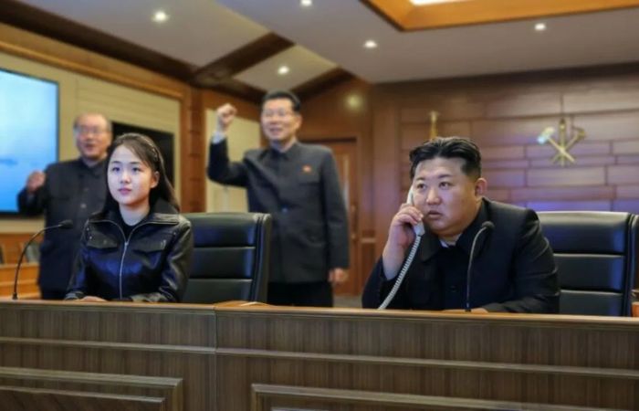 kim jong un with daughter