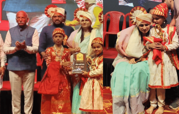 madhura-thombre-honored-as-veer-at-nashik-cultural-event-2026 madhura-thombre-honored-as-veer-at-nashik-cultural-event-2026