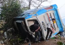 ओडिशात पर्यटकांच्या बसला अपघात; 5 ठार, 40 जखमी