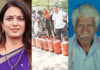 गॅस सिलिंडरच्या रांगेत वृद्धाचा मृत्यू, रोहिणी खडसेंनी भाजपच्या महिला आमदाराला फटकारले