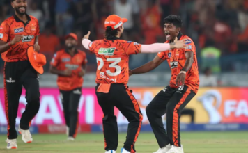 IPL 2026 – प्रफुल हिंगेच्या घातक माऱ्याला मलिंगा आणि साकिबची साथ; सनरायझर्स हैदराबादचा राजस्थानवर 57 धावांनी विजय