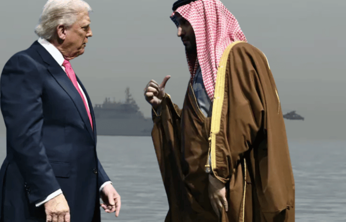 Saudi Arabia pressing the US to drop its blockade of the Strait of Hormuz