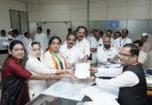 बारामतीत उपमुख्यमंत्री सुनेत्रा पवार यांच्याकडून उमेदवारी अर्ज दाखल