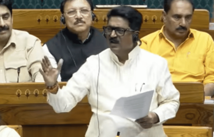 arvind-sawant-supports-women-reservation-opposes-delimitation-in-lok-sabha-speech