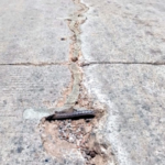 mumbai goa highway damage cracks and exposed rods before opening
