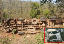 संगमेश्वर-देवरुख राज्यमार्गावर लोवले येथे दोन वाहनांची भीषण धडक, दोन जण गंभीर जखमी