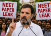 विद्यार्थ्यांसोबत अमानुषपणे वागून मोदी सरकार लोकशाहीची हत्या करतेय, राहुल गांधी यांची टीका