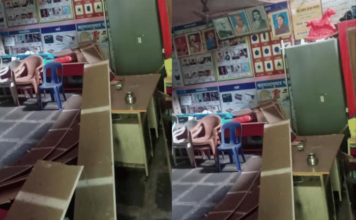 Sangameshwar News – अलोरे देवरेवाडीत अंगणवाडीचे छत कोसळले; सुदैवाने 15 चिमुकली बचावली, चौकशीची मागणी