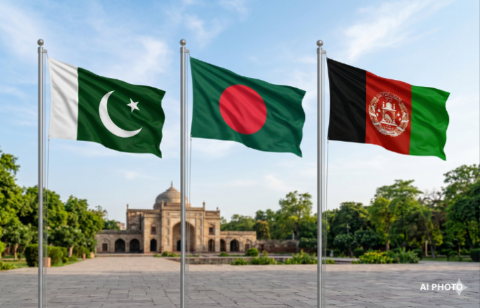Pakistan, Bangladesh, and Afghanistan