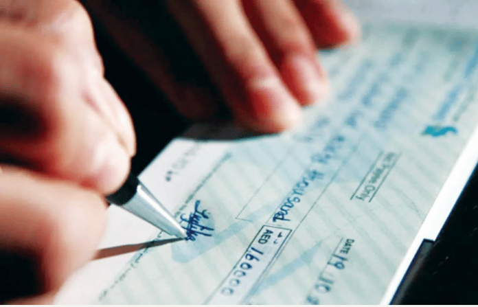 cheque