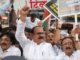 निवडणूक आयोग व भाजपा सरकारविरोधात काँग्रेसचे दादरमध्ये आंदोलन