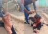 चारित्र्याच्या संशयावरून पतीकडून पत्नीला बेदम मारहाण; मुलांसमोरच मुंडन करून तोंडाला काळे फासले, अमानुष घटनेचा व्हिडीओ व्हायरल