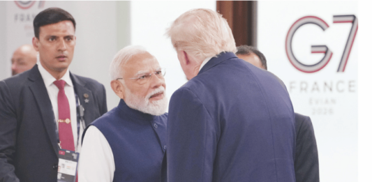 g7-summit-pm-modi-donald-trump-only-shake-hands-no-hug-amid-strait-of-hormuz-tension