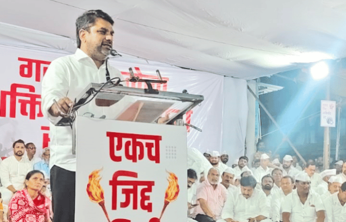 gameri-farmers-elgar-melawa-demands-scrapping-of-shaktipeeth-expressway-satej-patil-slams-govt