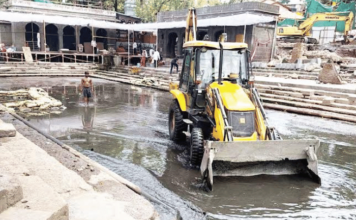 शिवसेनेच्या आंदोलनाचा दणका; पालिकेकडून गोदावरीची स्वच्छता