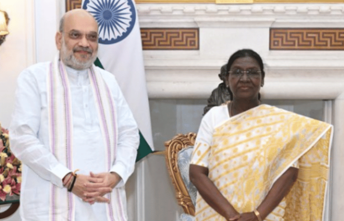 home-minister-amit-shah-meets-president-droupadi-murmu-speculations-over-union-cabinet-reshuffle