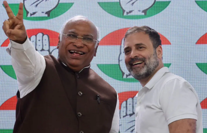 mallikarjun kharge and rahul gandhi