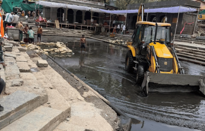 nashik godavari bank ramkund cleaning