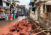Ratnagiri News – रत्नागिरीत मान्सून सक्रिय; रामआळीतील रखडलेल्या गटाराच्या कामाने दुकानदार त्रस्त